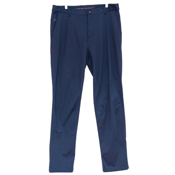 RHONE Commuter Five Pocket Pants Dark Blue Mens 35 Slim Fit Stretch EXCELLENT! - Picture 6 of 6